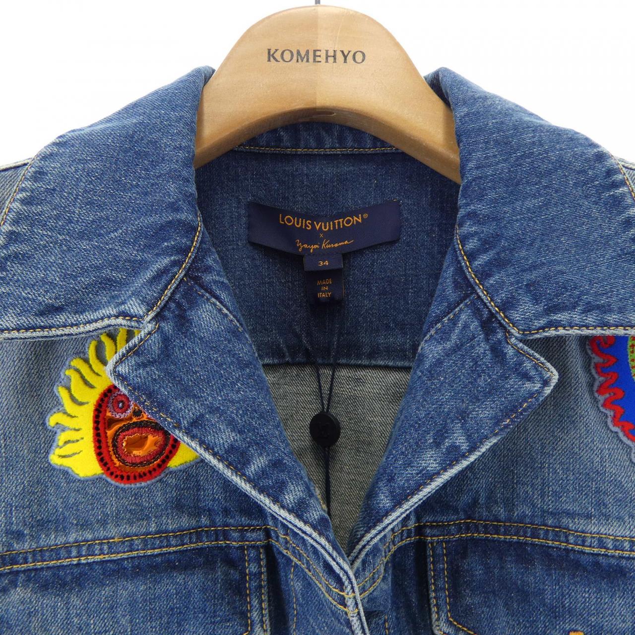 ルイヴィトン LOUIS VUITTON FOJA37GM1 草間彌生 デニムジャケット