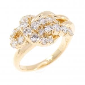 K18YG ダイヤモンド リング 0.84CT