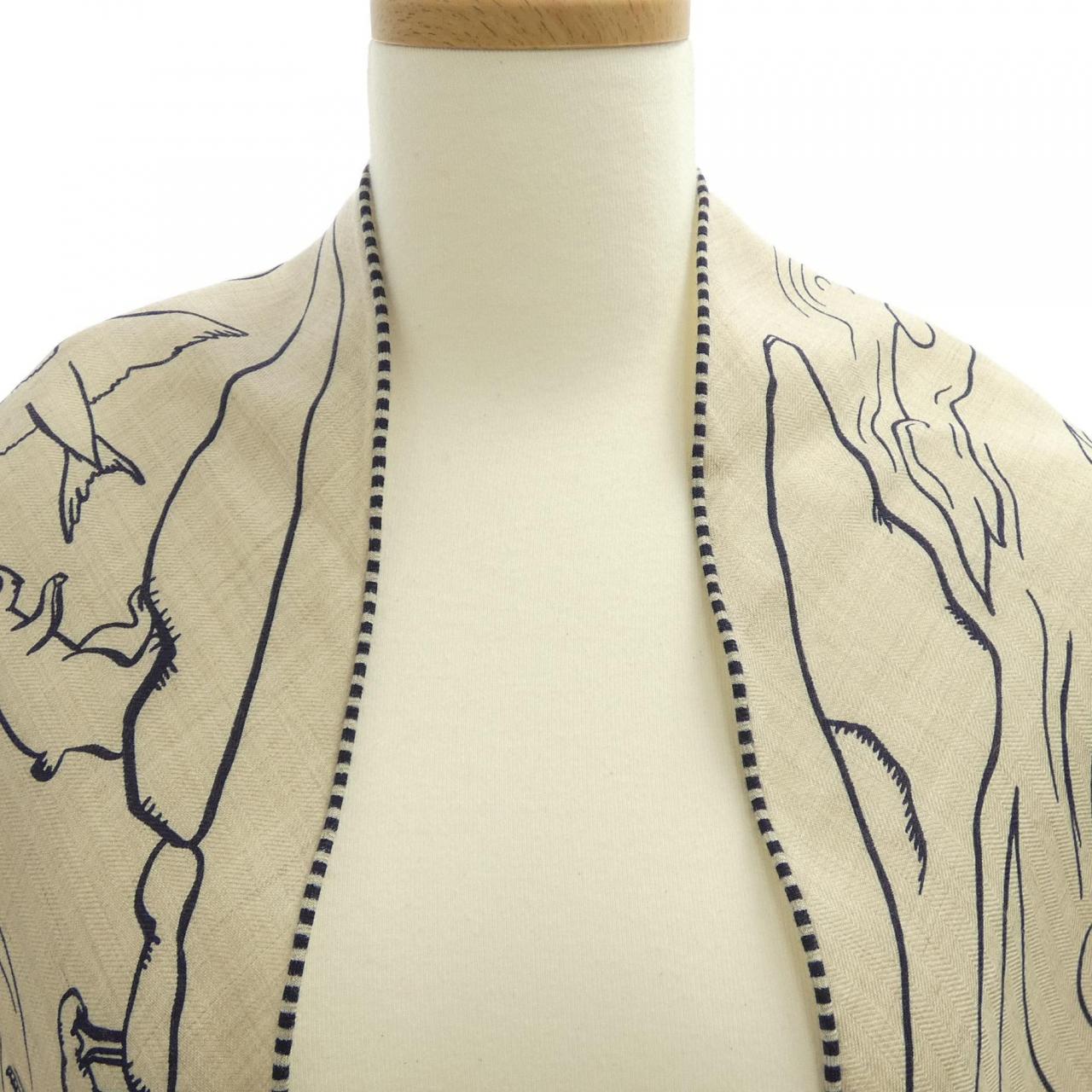 エルメス HERMES トライアングルジェアン ショール