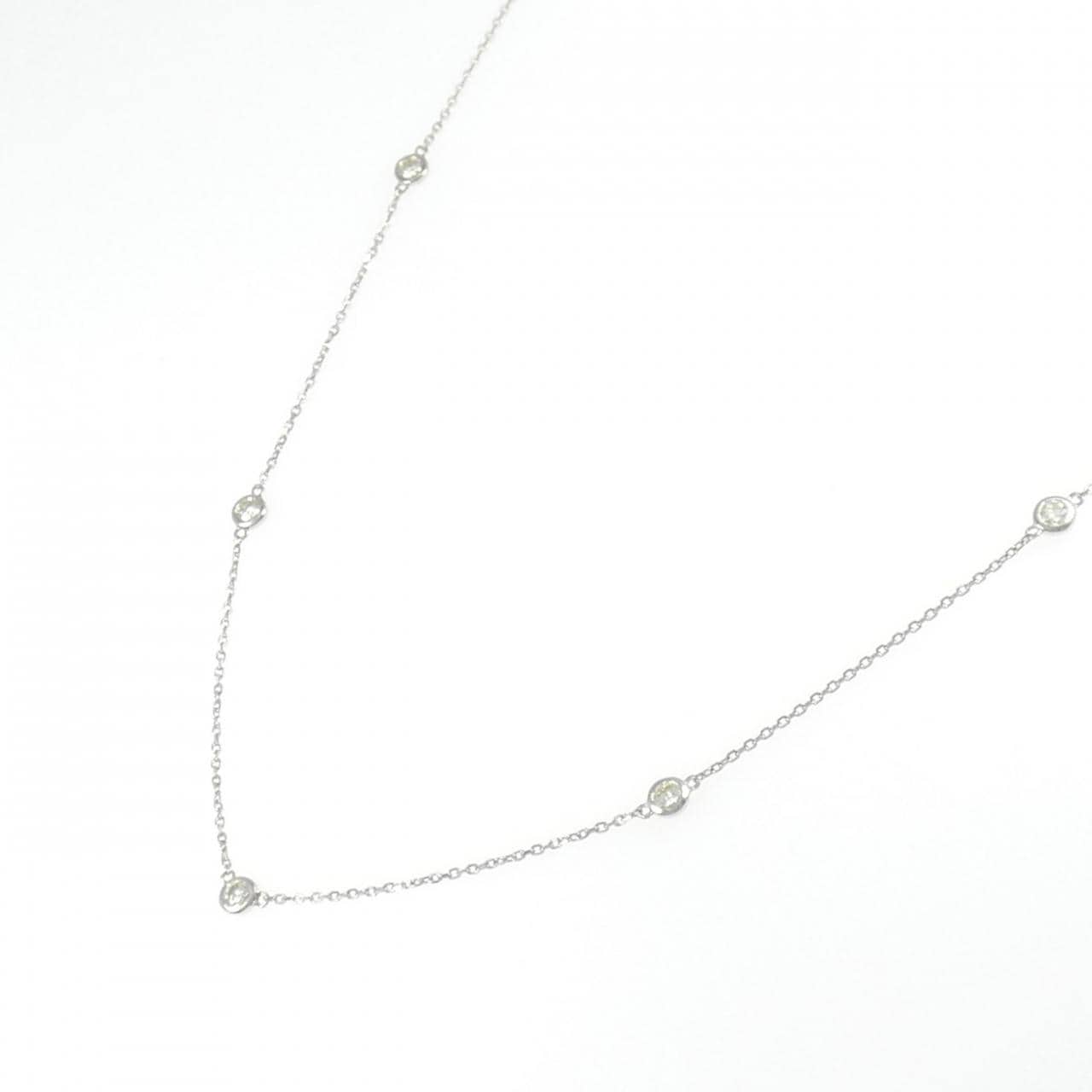 PT900/PT850 ダイヤモンド ネックレス 0.50CT