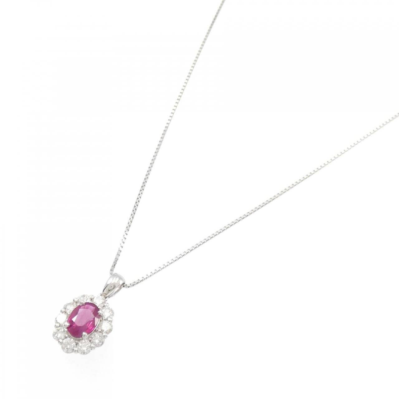 [Remake] PT Ruby Necklace 0.90CT Made in Burma