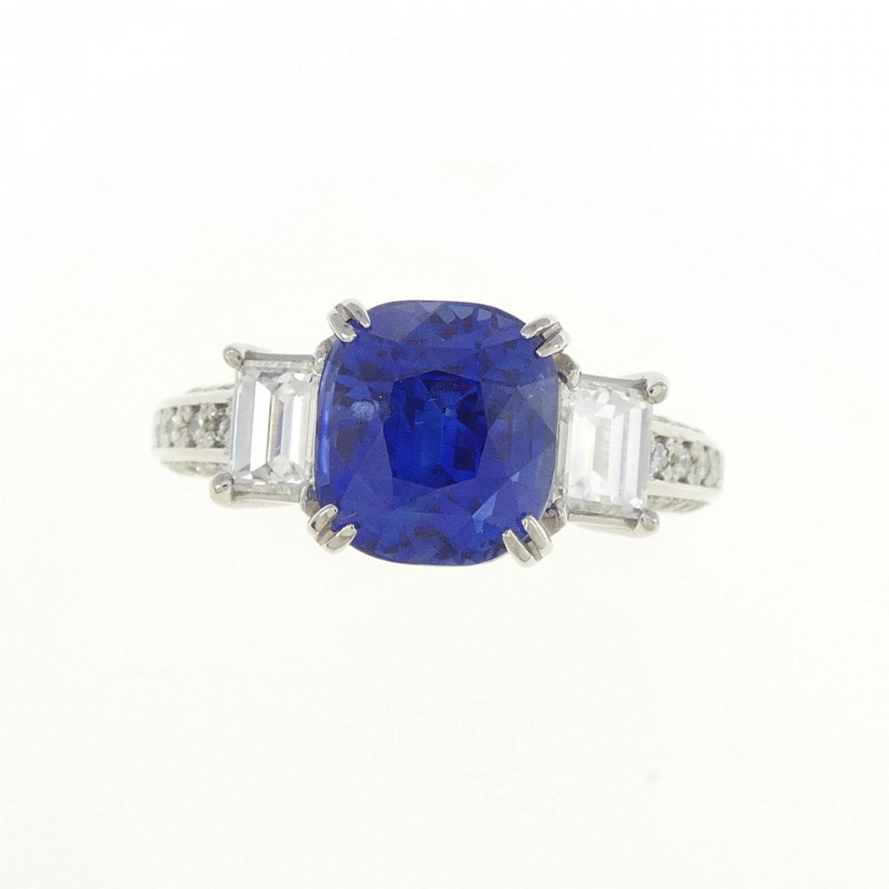 PT900 Sapphire Ring 3.56CT from Sri Lanka