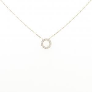 【リメイク】K10YG ダイヤモンド ネックレス 0.18CT