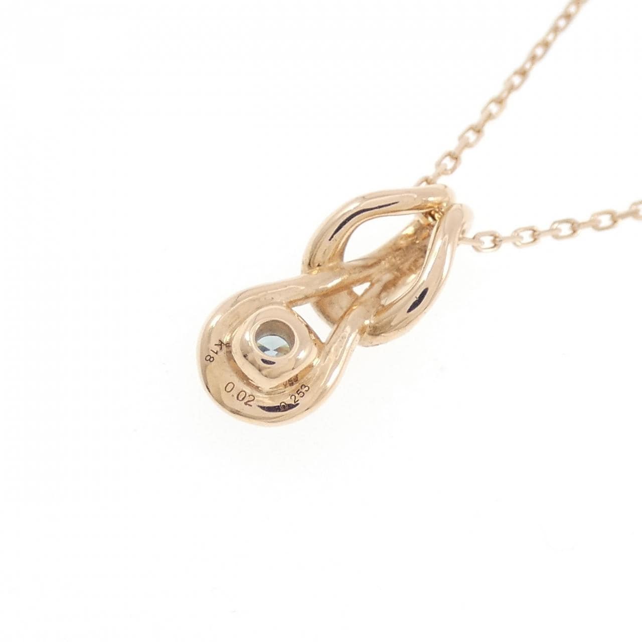 K18PG ダイヤモンド ネックレス 0.253CT