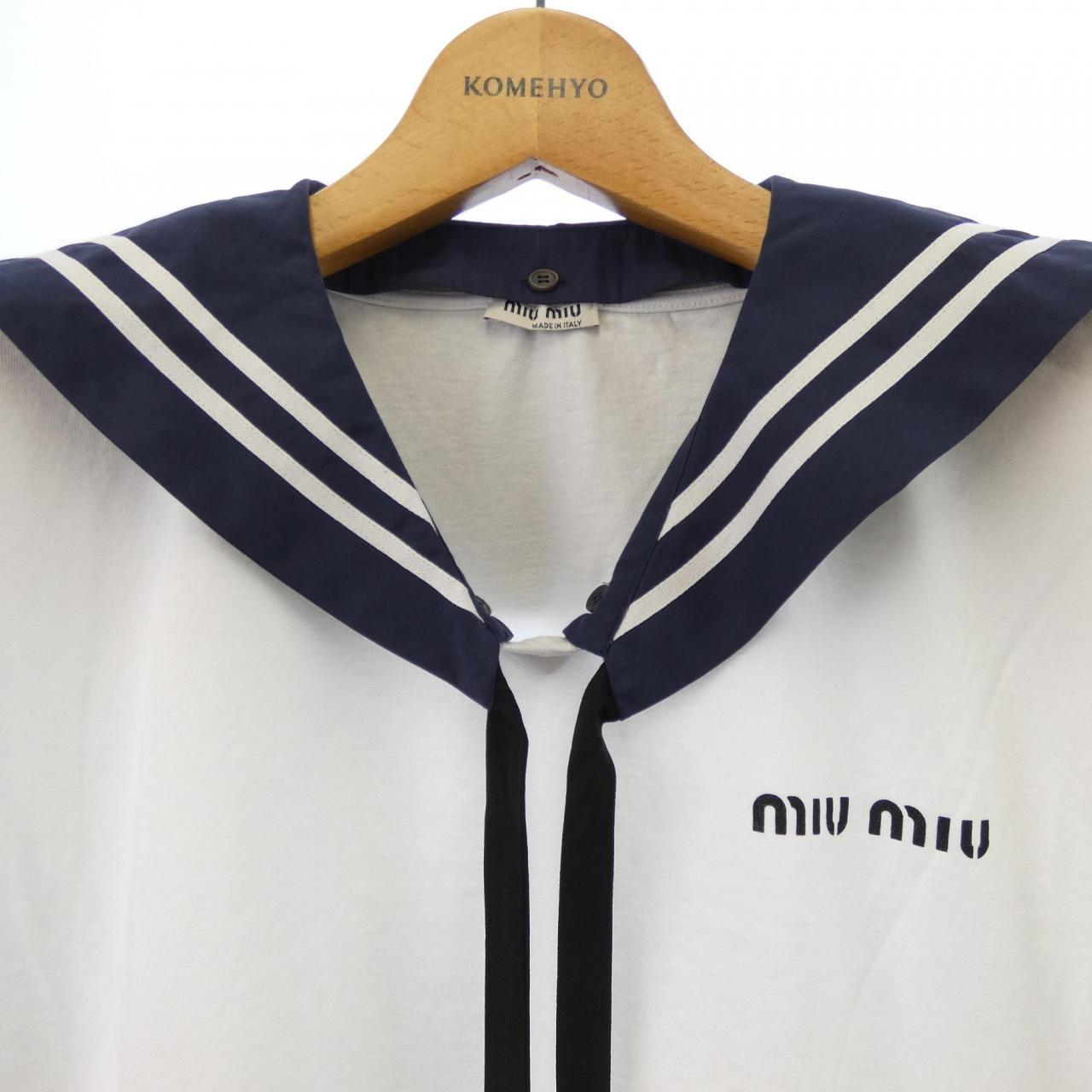 ミュウミュウ MIU MIU MJN309 1ZFY Tシャツ