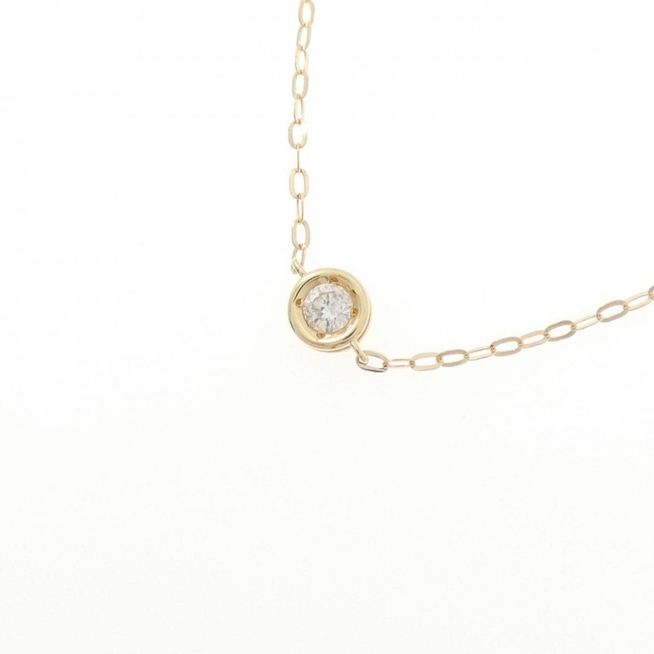 K18YG ダイヤモンド ネックレス 0.30CT