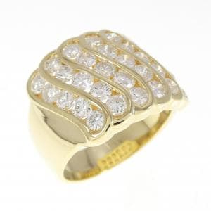 K18YG ダイヤモンド リング 2.15CT