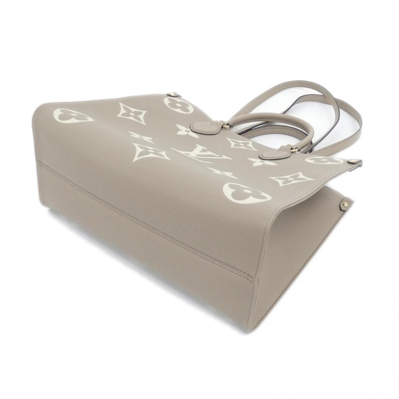 LOUIS VUITTON Bicolor Monogram Empreinte on the Go MM M45494 Bag
