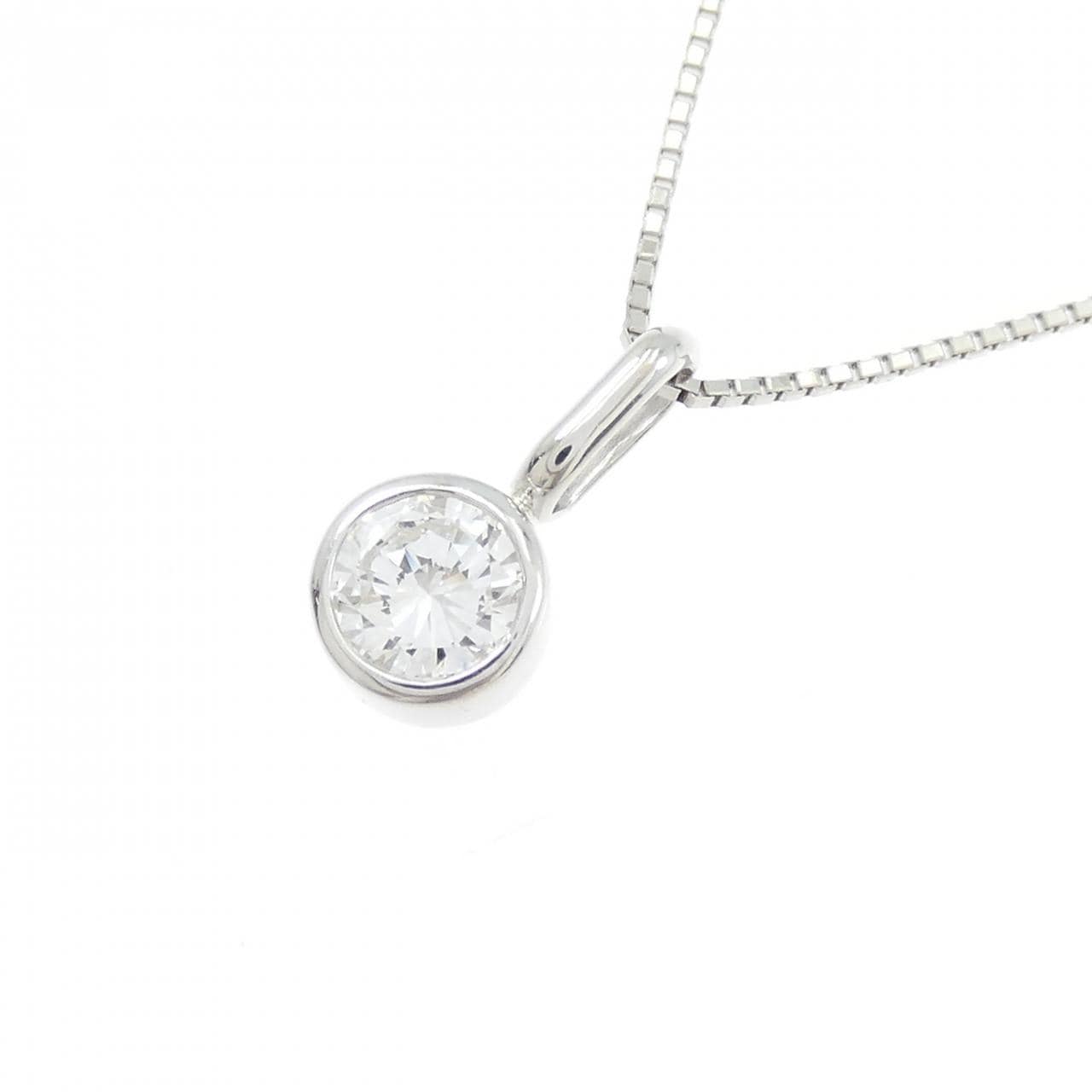 PT900/PT850 ダイヤモンド ネックレス 0.48CT