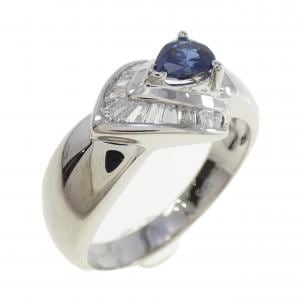 PT900 サファイヤ リング 0.44CT