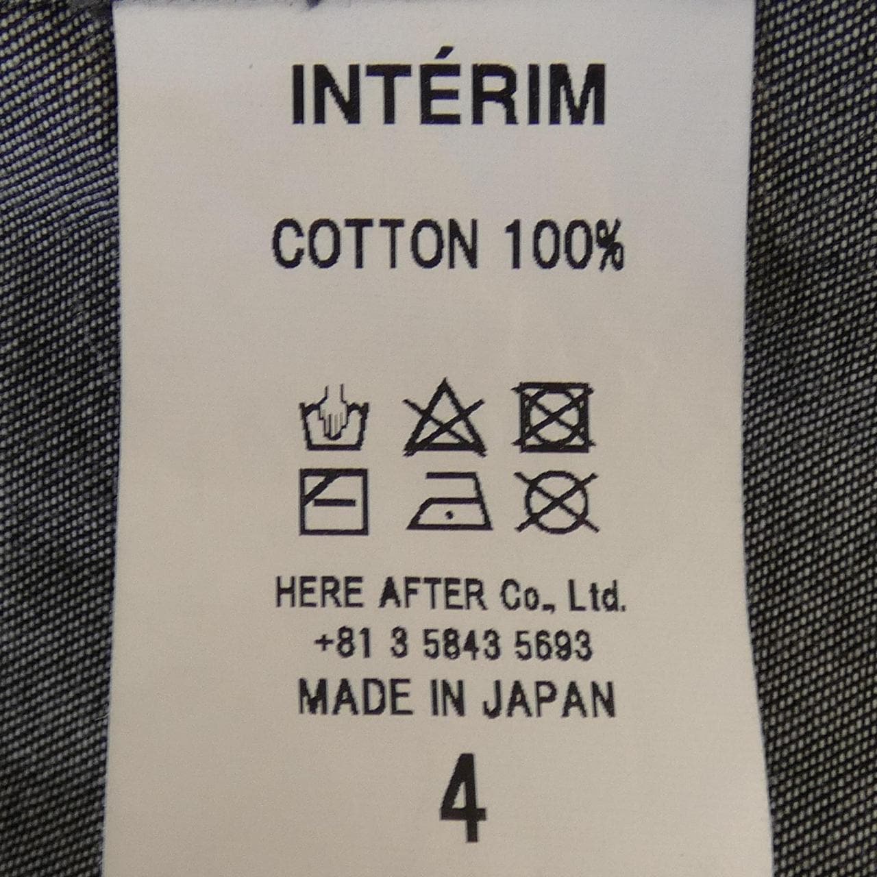 INTERIM シャツ