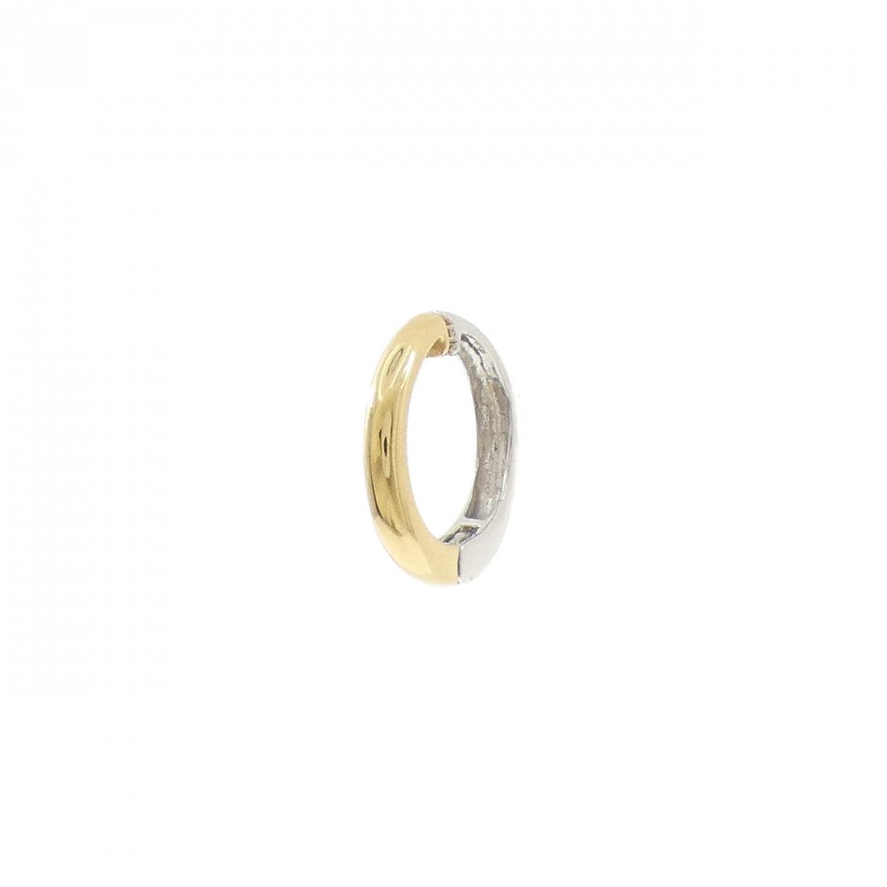 K18YG/K14WG イヤリング 片耳