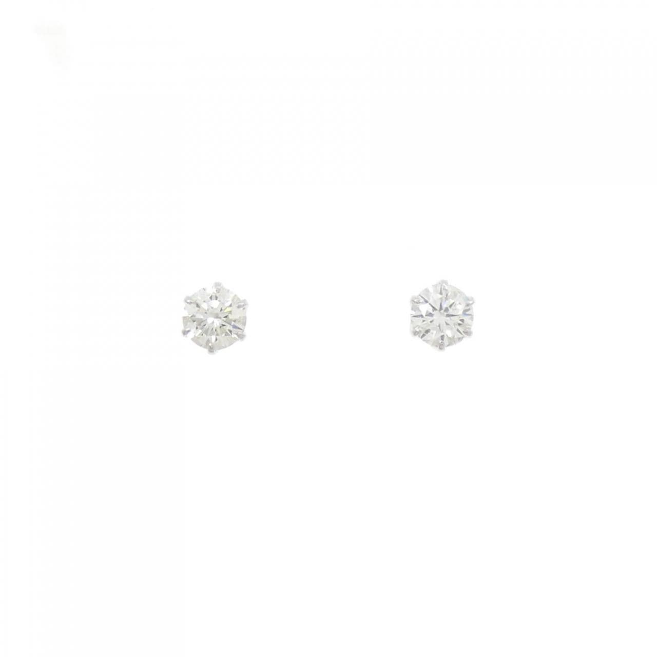 PT900单钻钻石耳环 0.503CT