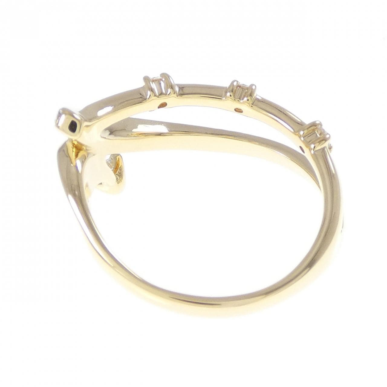 K18YG ダイヤモンド リング 0.18CT