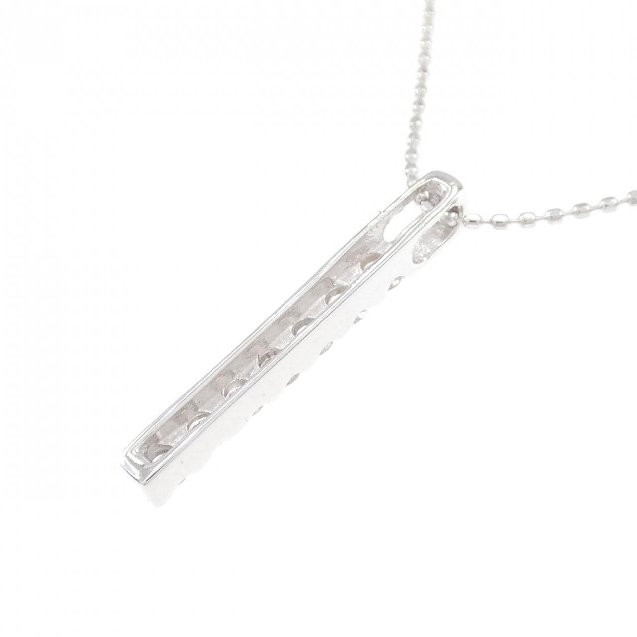 K18WG ダイヤモンド ネックレス 0.2CT