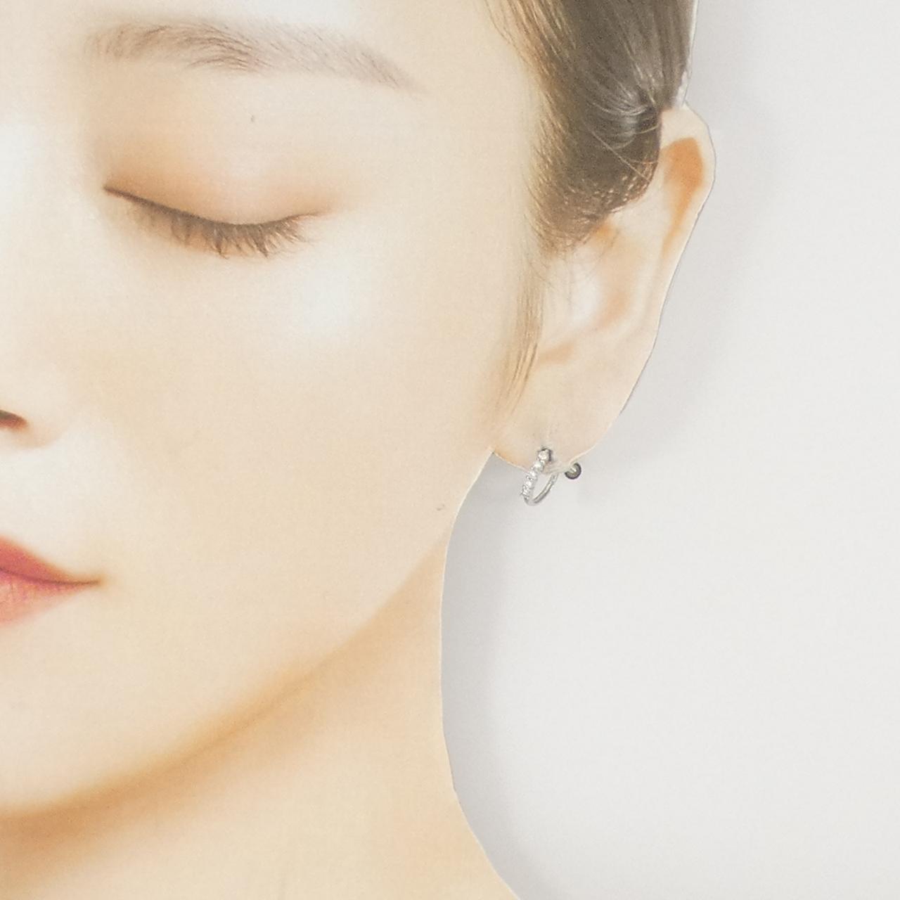 PT900 ダイヤモンド イヤリング 0.20CT