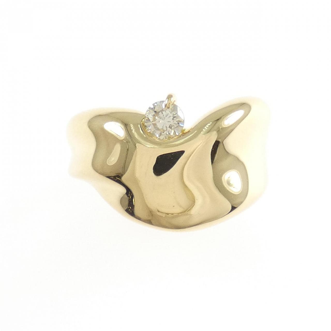 K18YG ダイヤモンド リング 0.15CT