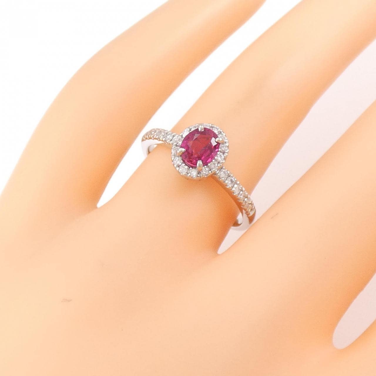 PT ルビー リング 0.79CT