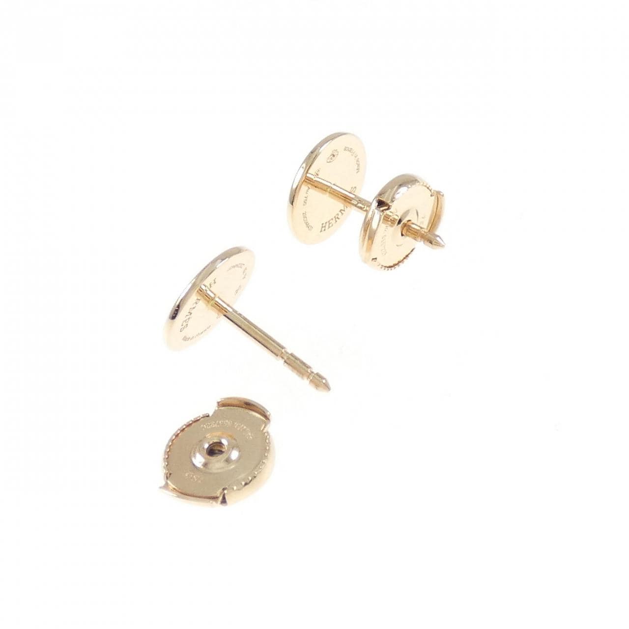 HERMES Exlibris TPM earrings