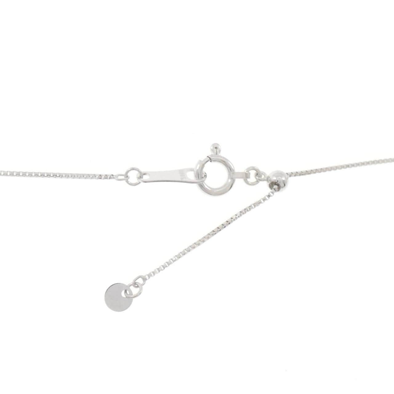 K18WG ダイヤモンド ネックレス 0.10CT