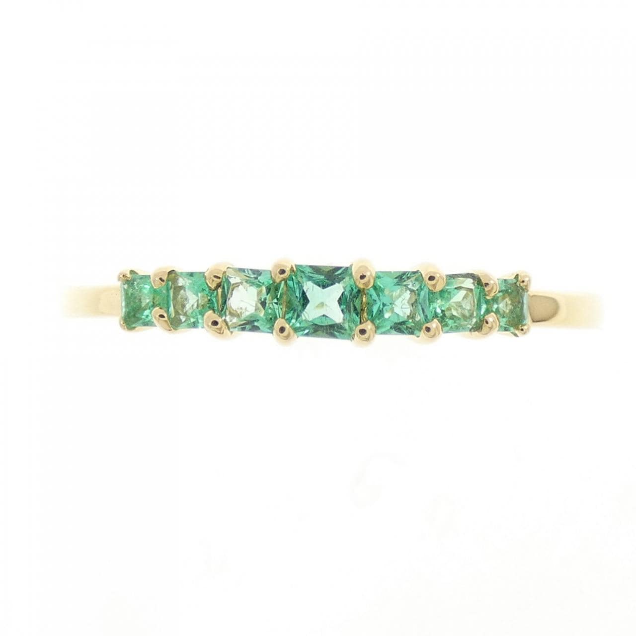 ジーエスティービー エメラルド リング 0.30CT