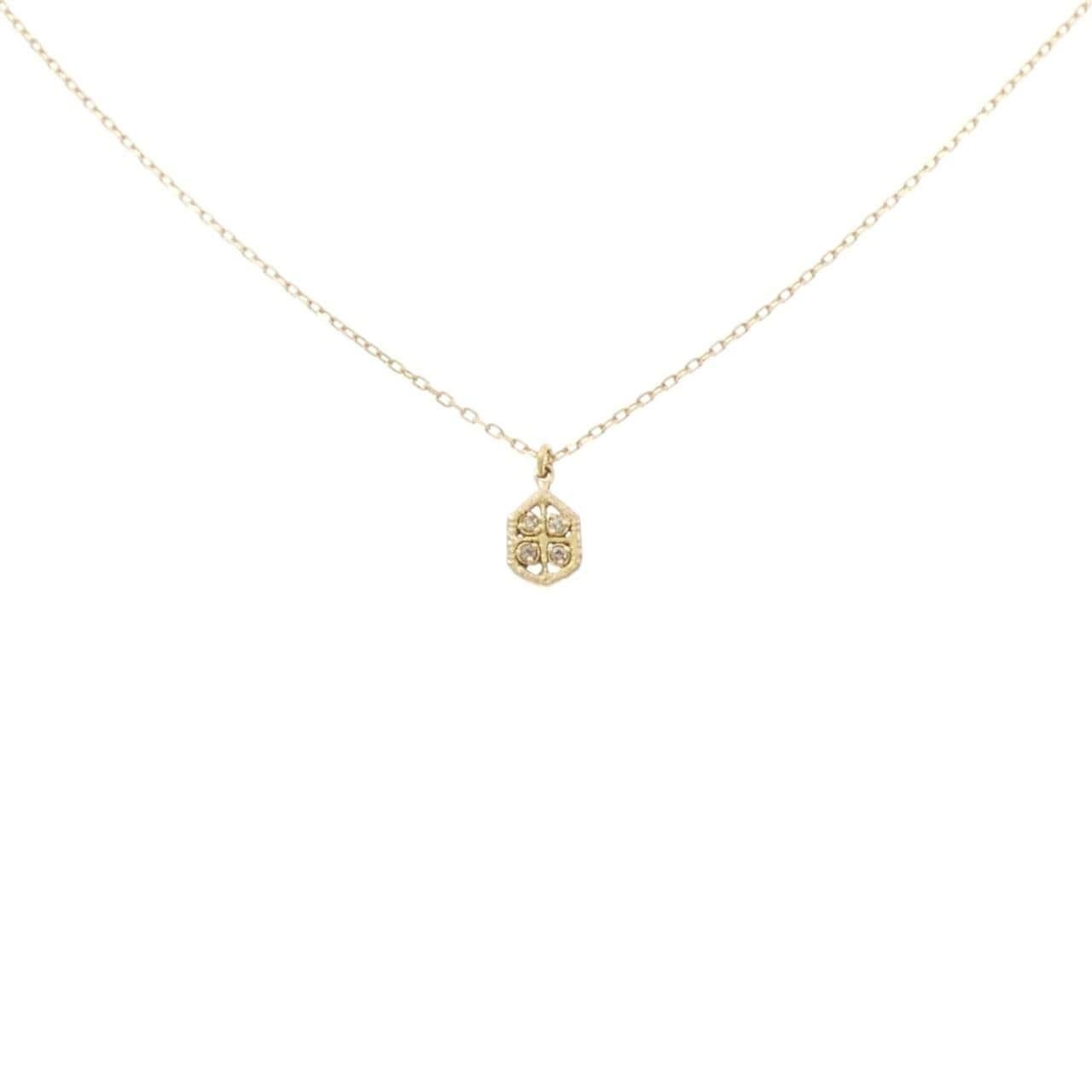 K10YG ダイヤモンド ネックレス