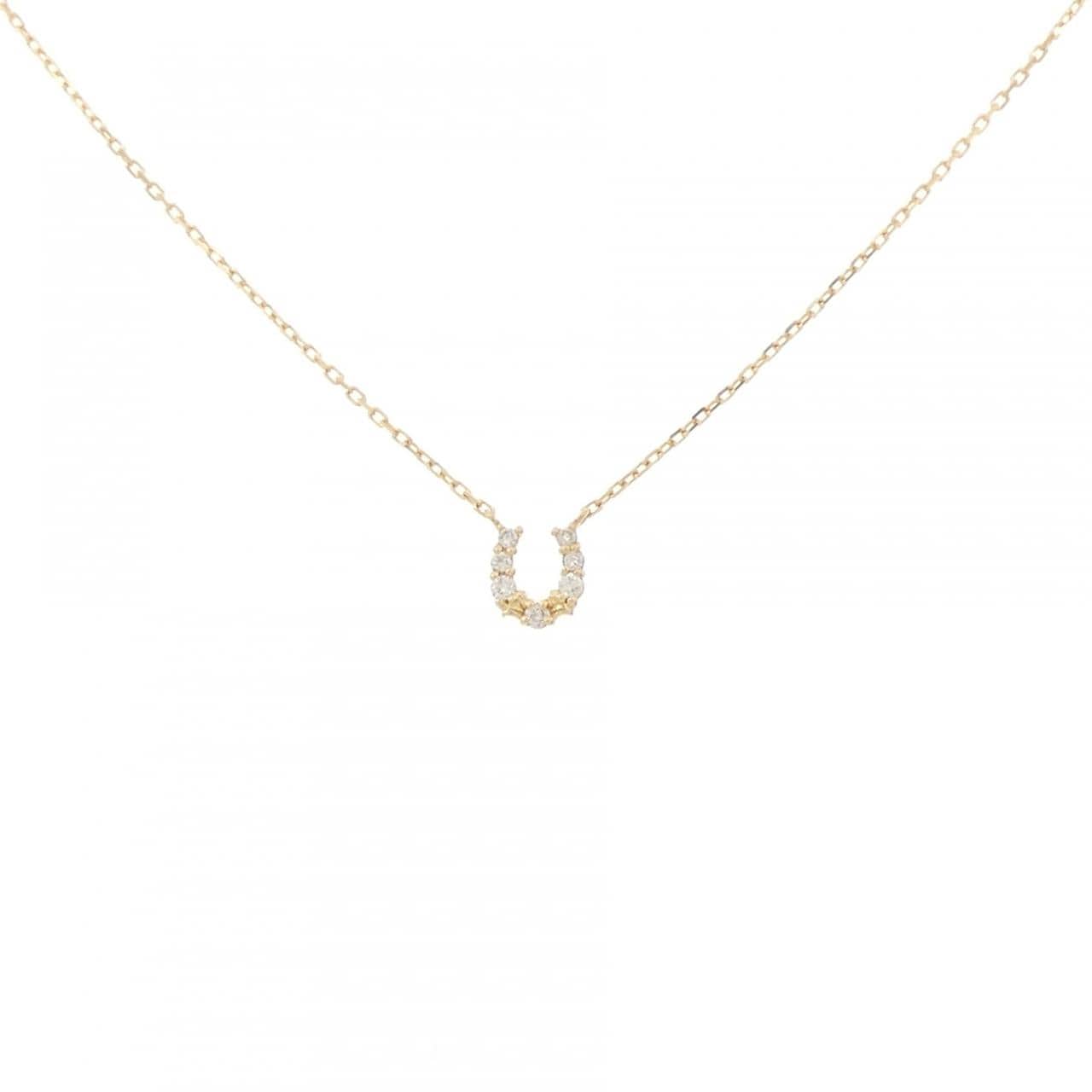 アガット ダイヤモンド ネックレス 0.05CT