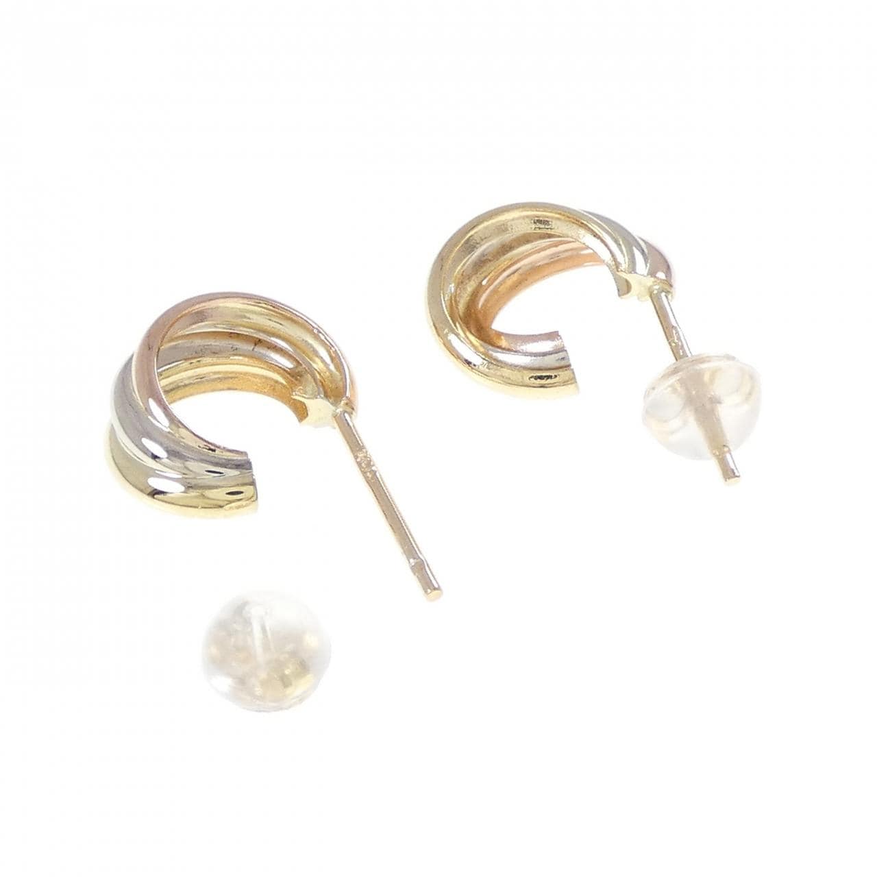 750スリーカラー/K18YG ピアス