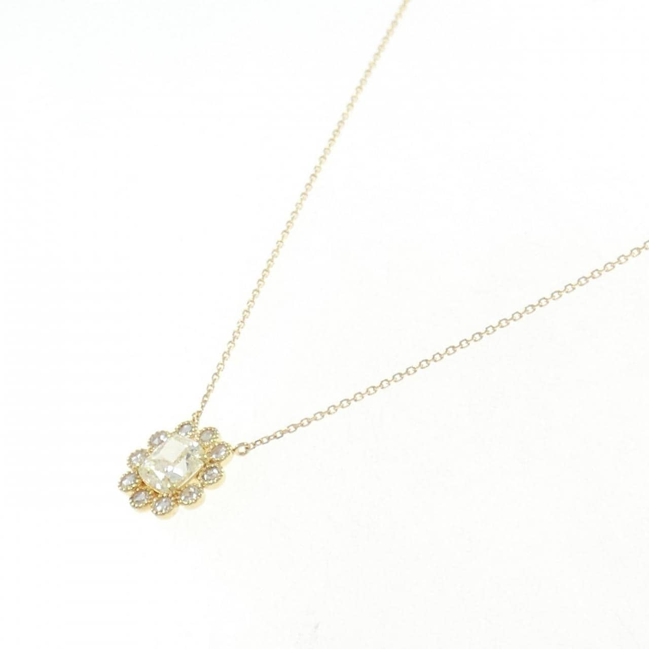 【新品】K18YG ダイヤモンド ネックレス 1.01CT