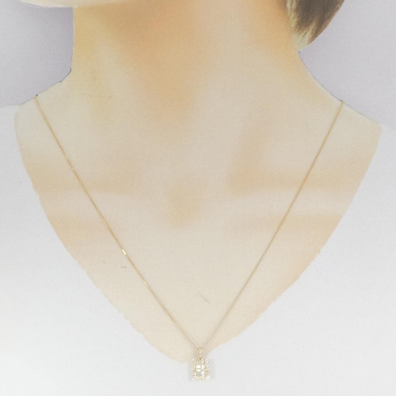 【新品】K18YG ダイヤモンド ネックレス 0.50CT