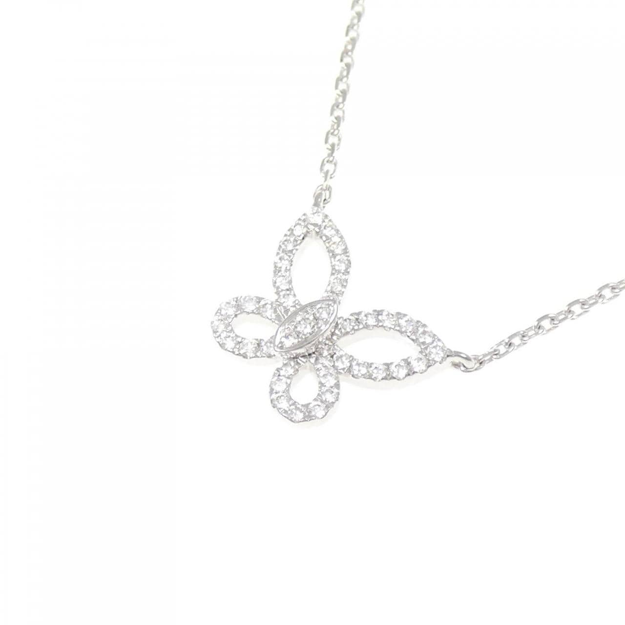 グラフ ミニ バタフライ シルエット ネックレス