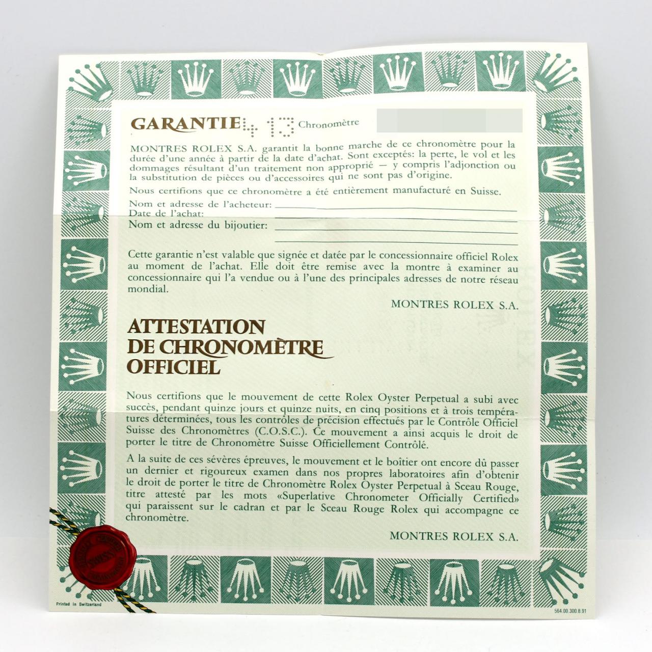 ロレックス デイトジャスト 69173G. SSxYG 自動巻 N番