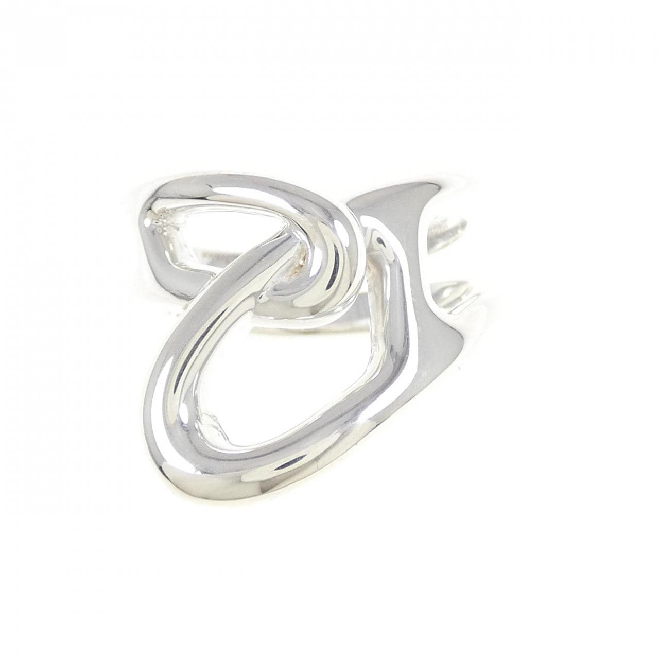 HERMES Chaine Dunkle Punk Ring