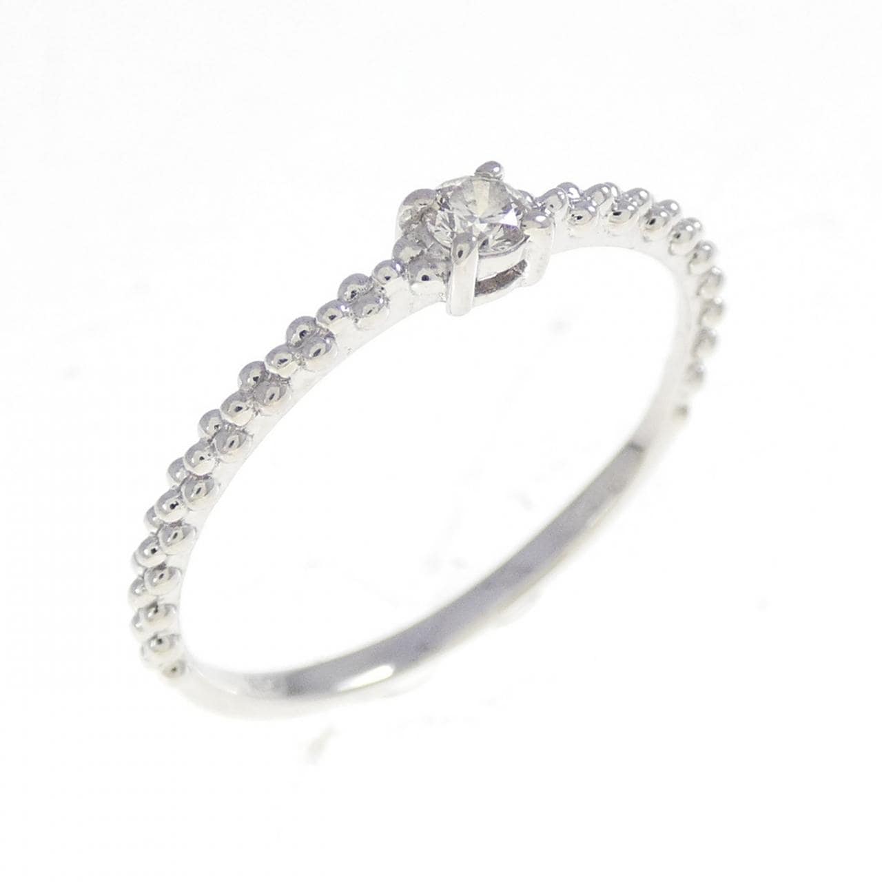 K10WG ダイヤモンド リング 0.06CT