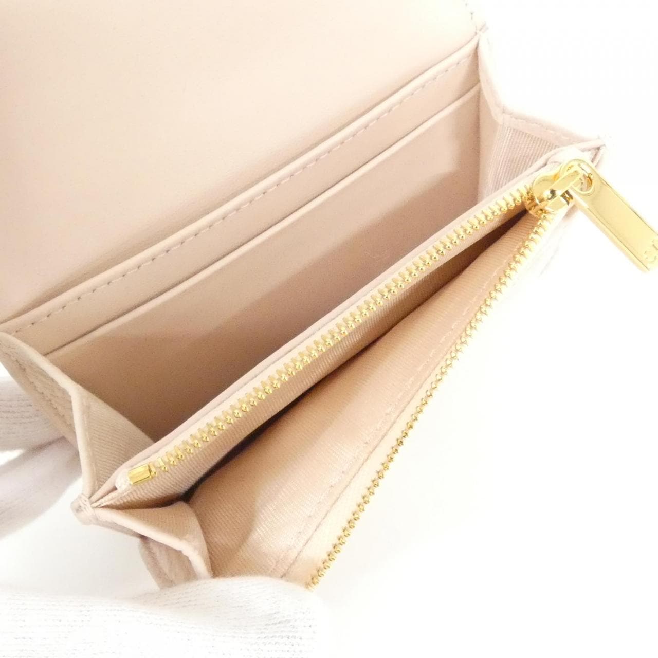 クリスチャンディオール ディオール カロ グリシン ウォレット S5132UWHC 財布