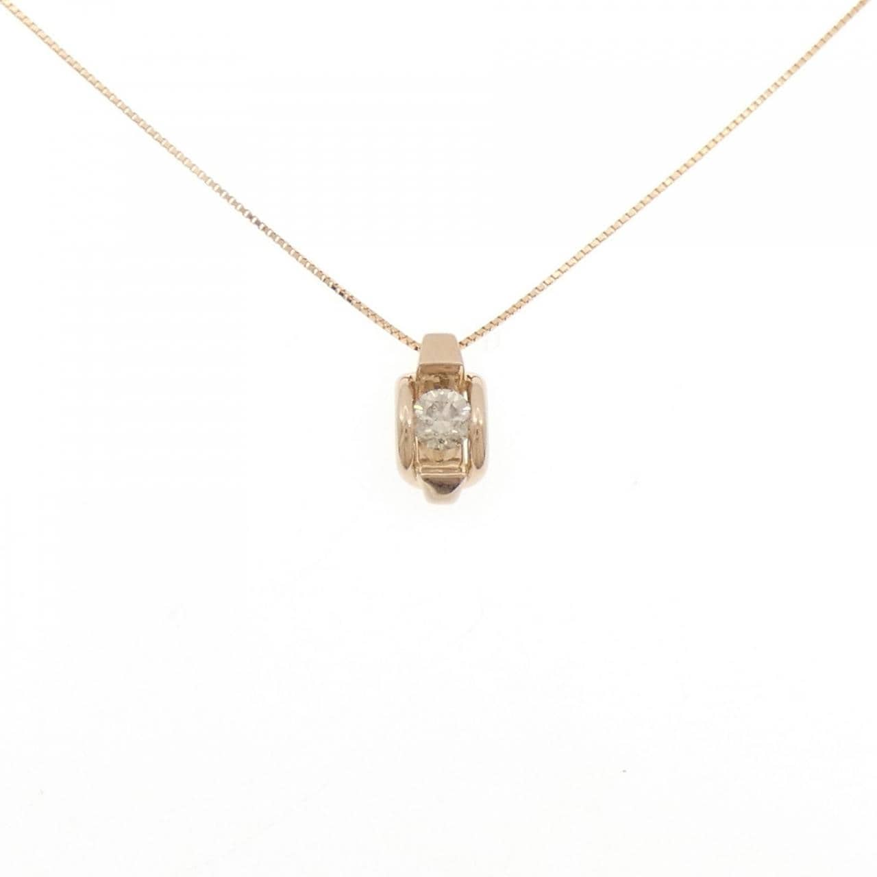 K18PG ダイヤモンド ネックレス 0.535CT