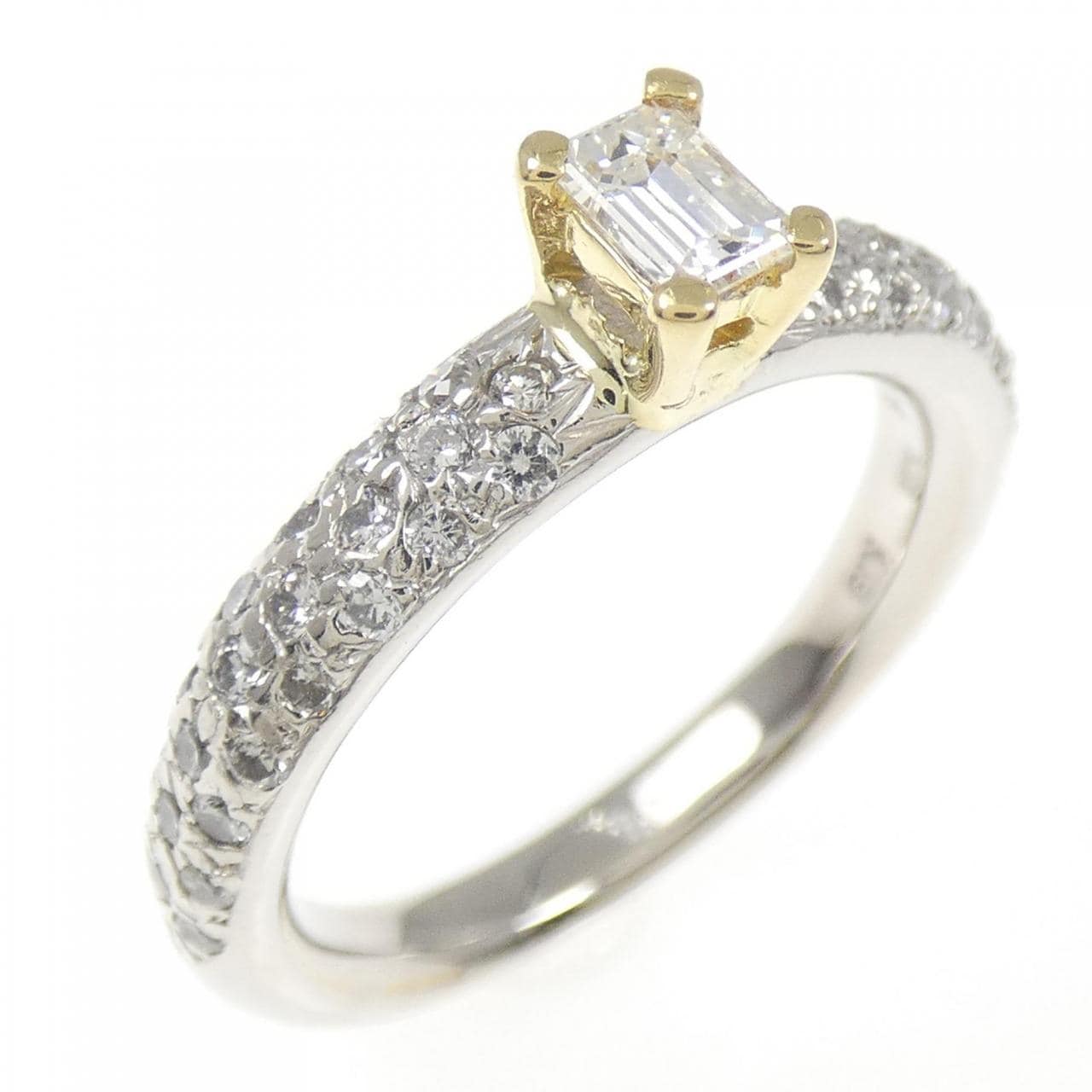 PT900/K18YG ダイヤモンド リング 0.75CT