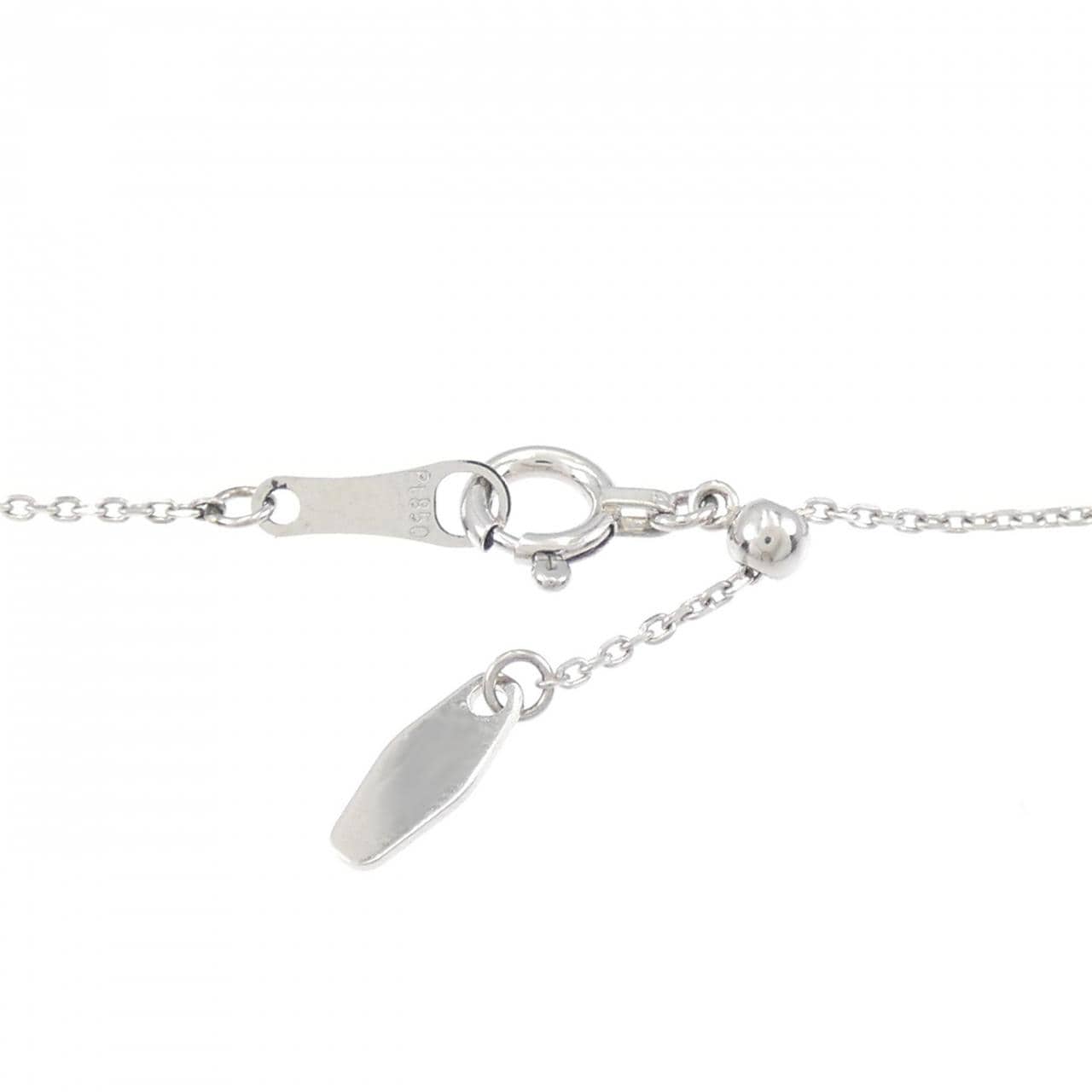 【新品】PT900/PT850 ダイヤモンド ネックレス 0.217CT D SI1 VG