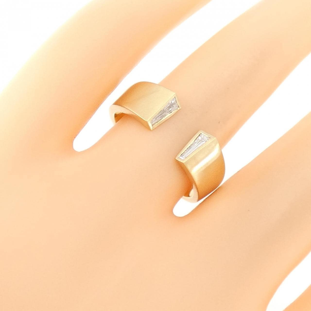 【新品】K18YG ダイヤモンド リング 0.15CT