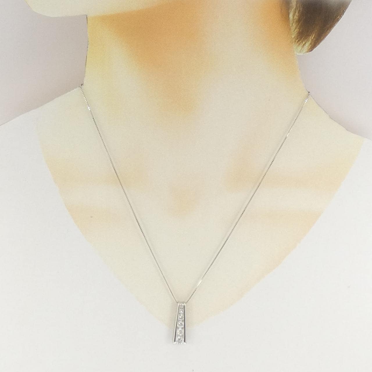 PT900/PT850 ダイヤモンド ネックレス 1.02CT
