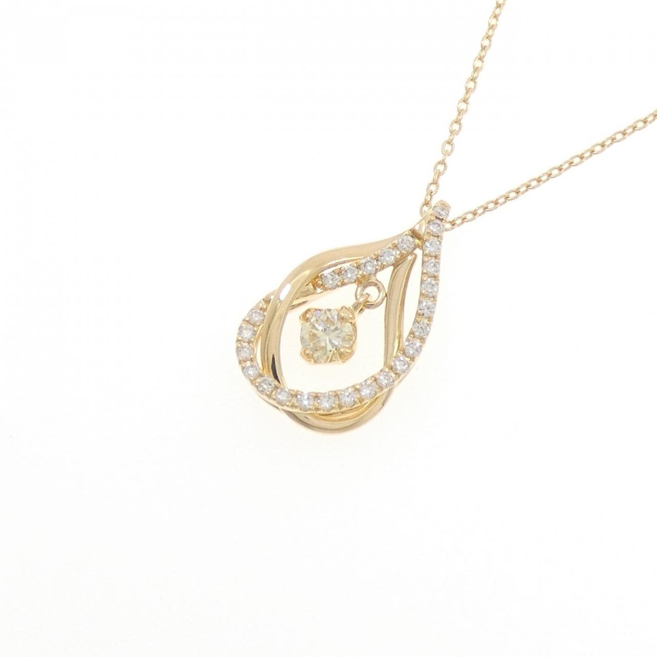 K18YG ダイヤモンド ネックレス 0.180CT
