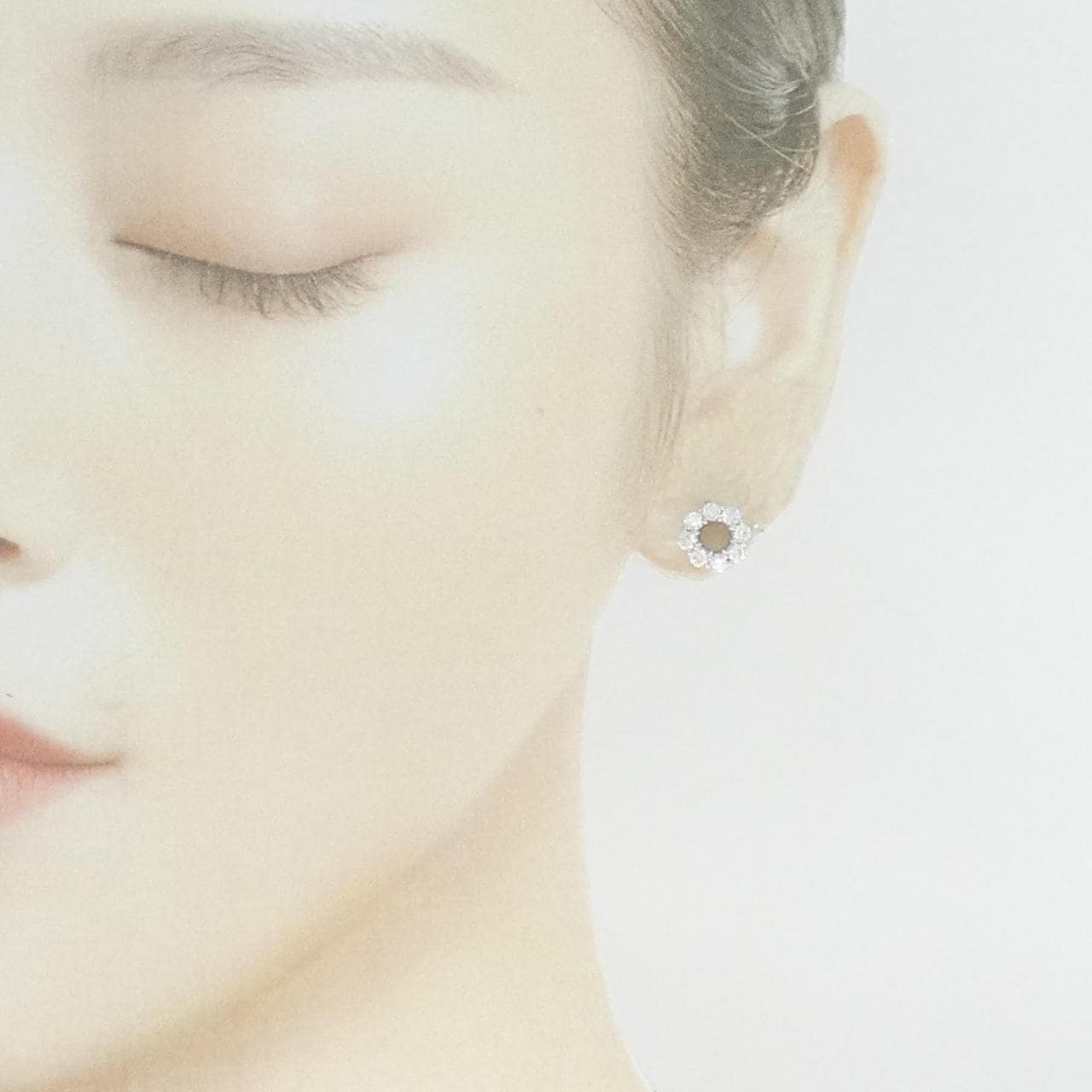 PT ダイヤモンド ピアス 0.89CT