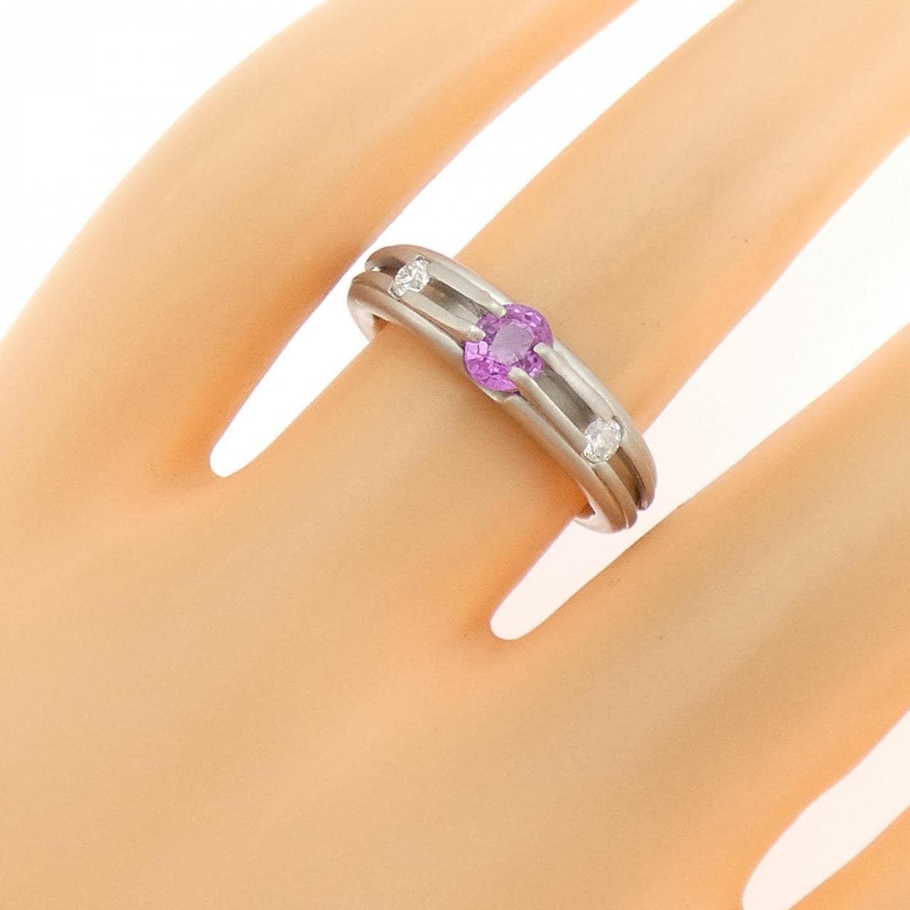 PT900 サファイヤ リング 0.48CT