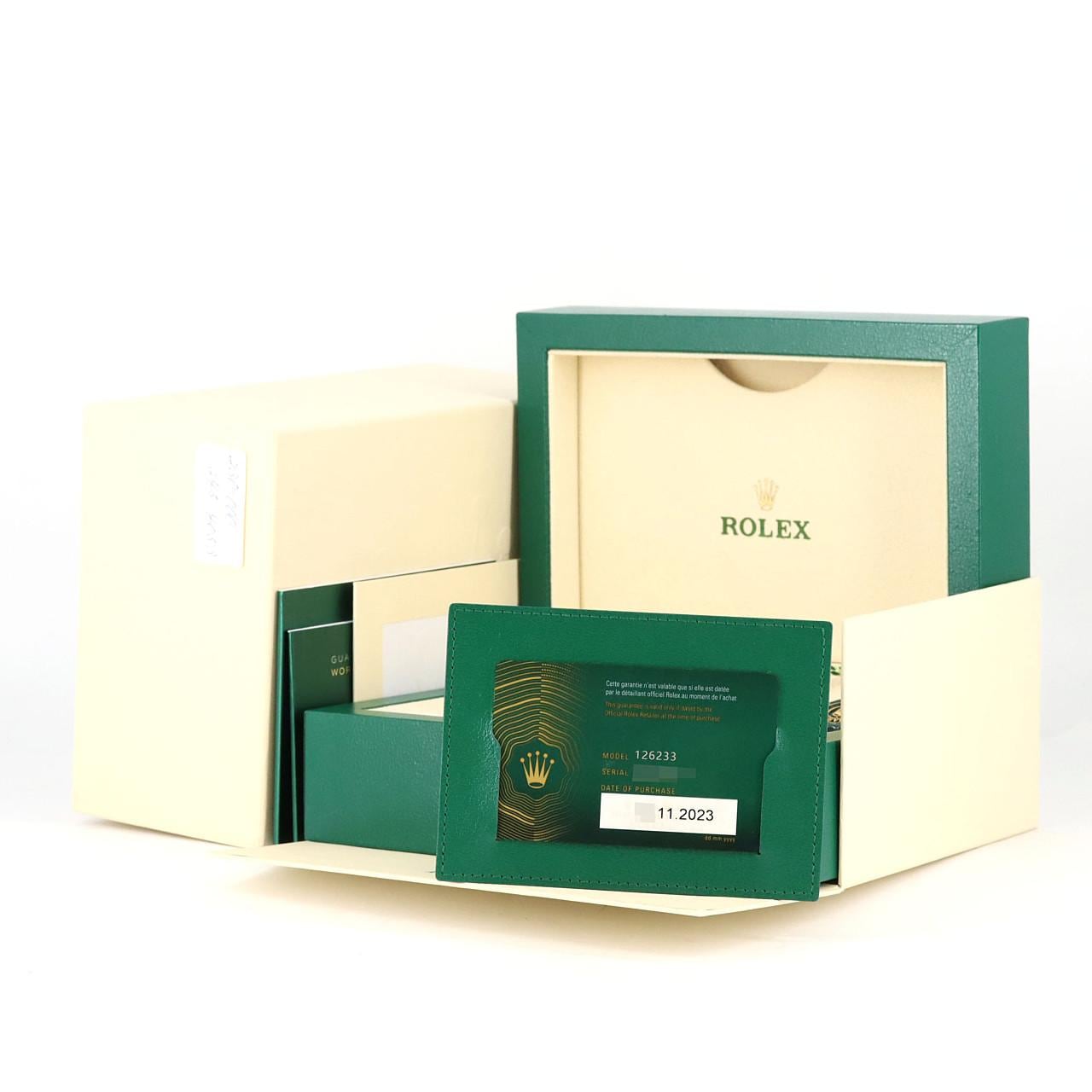 ロレックス デイトジャスト 126233 SSxYG 自動巻 ランダム番