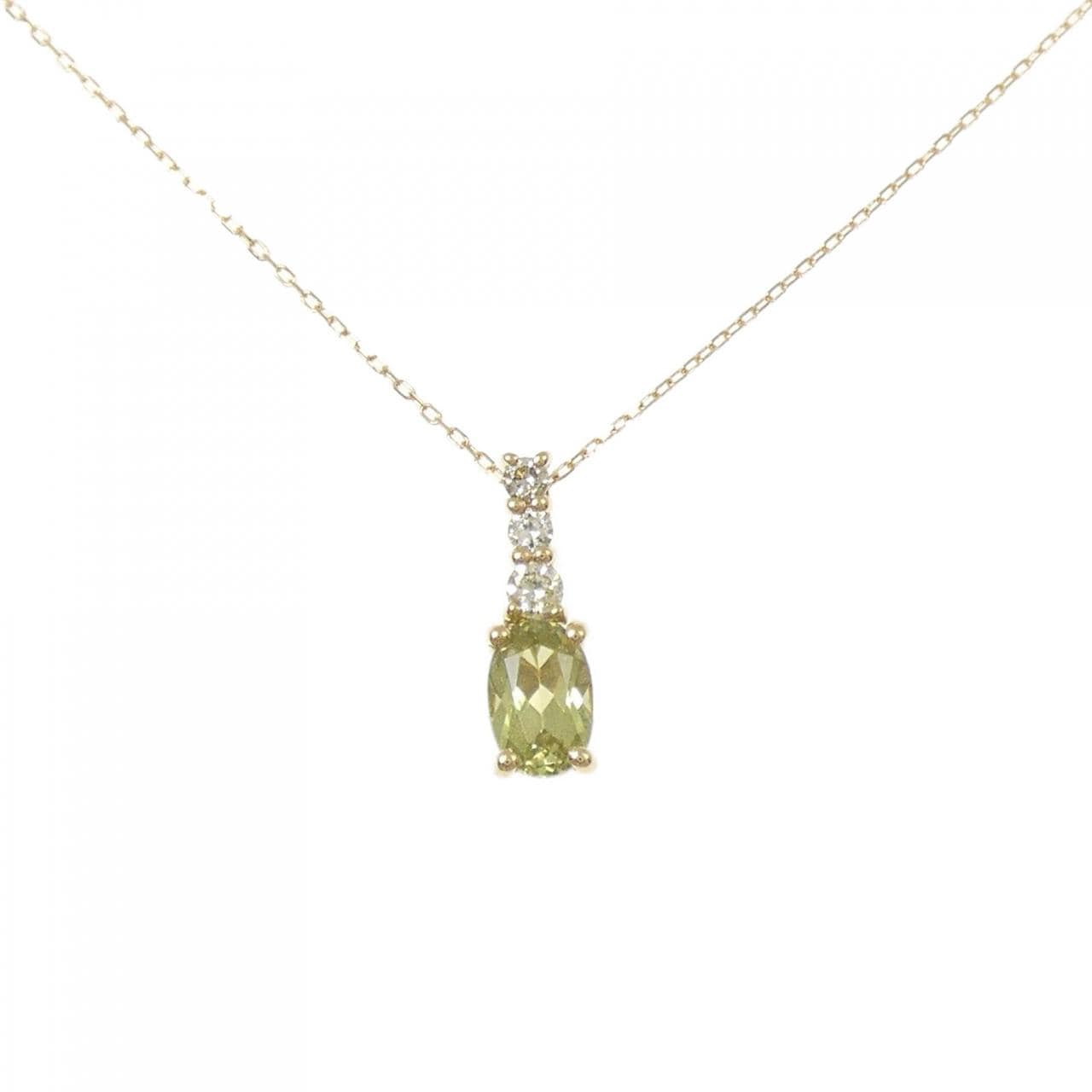 ジーエスティービー ガーネット ネックレス 0.50CT