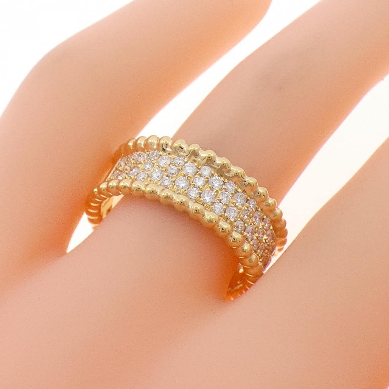 750YG ダイヤモンド リング 0.57CT