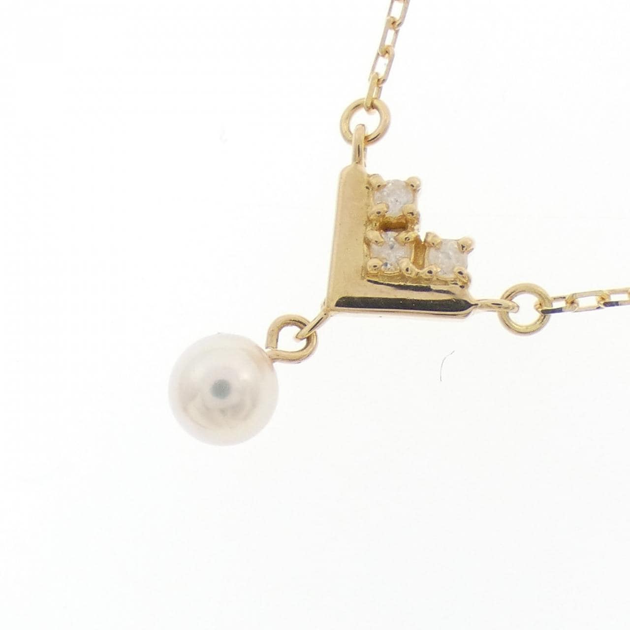 K18YG アコヤパール ネックレス 4mm