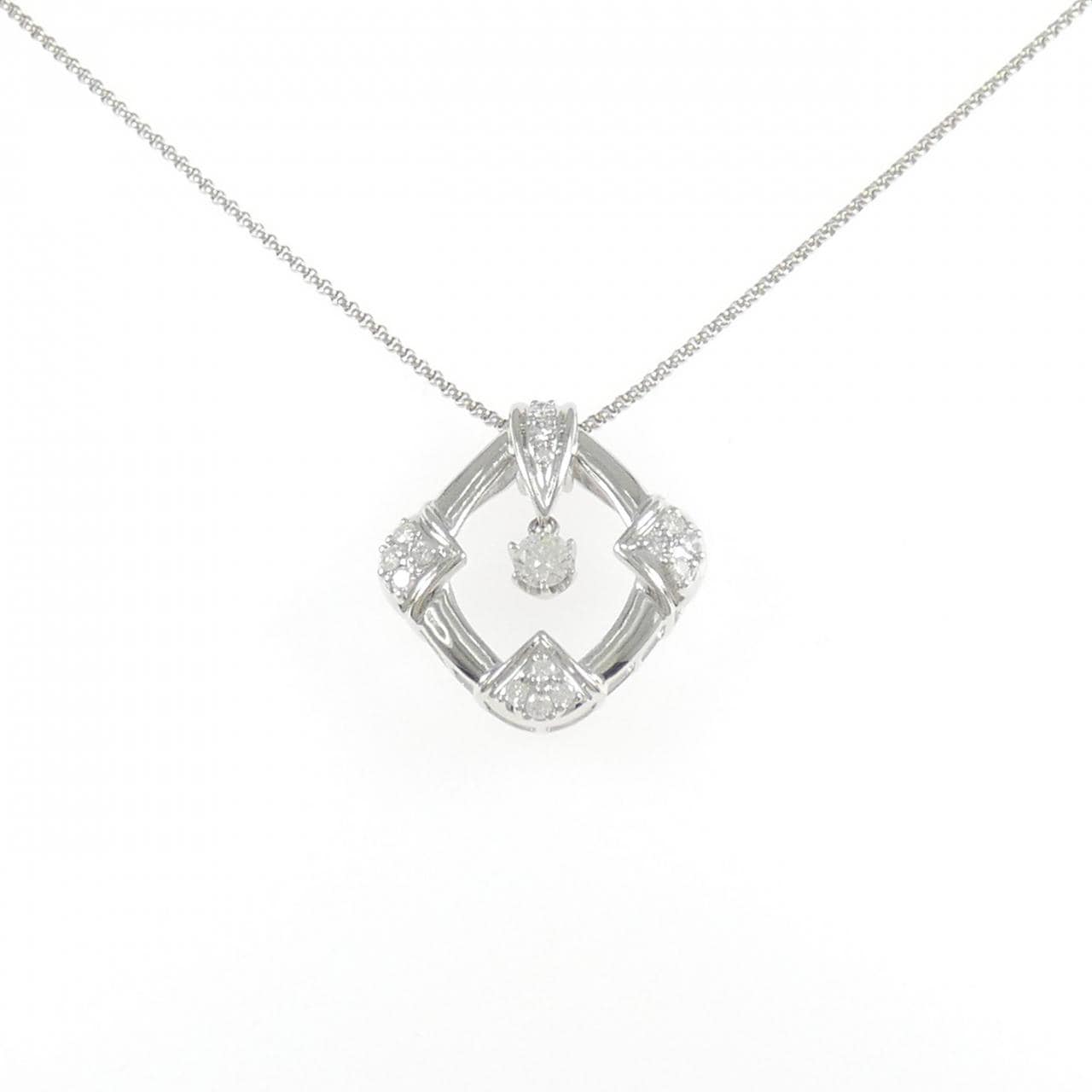 PT900/PT850 ダイヤモンド ネックレス 0.254CT