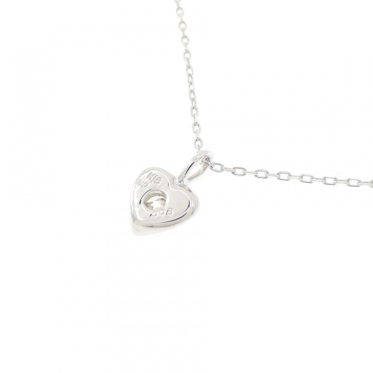 K18WG ダイヤモンド ネックレス 0.08CT