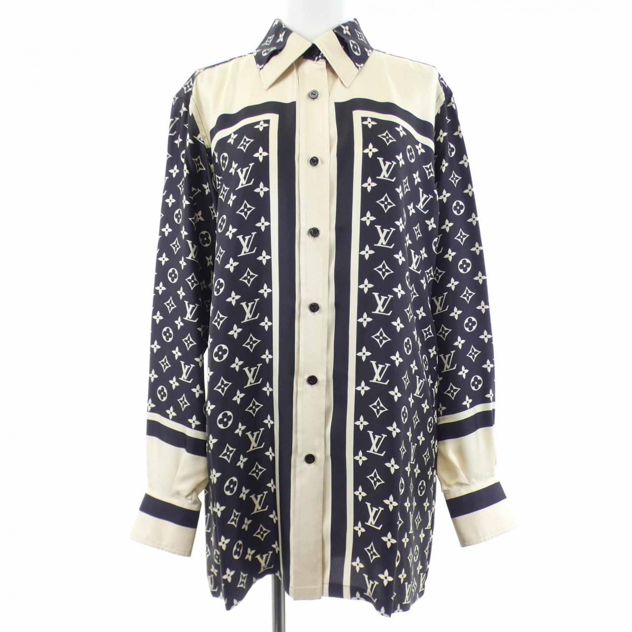 ルイヴィトン LOUIS VUITTON ストライプアクセントモノグラム FNTO89TR0 シャツ